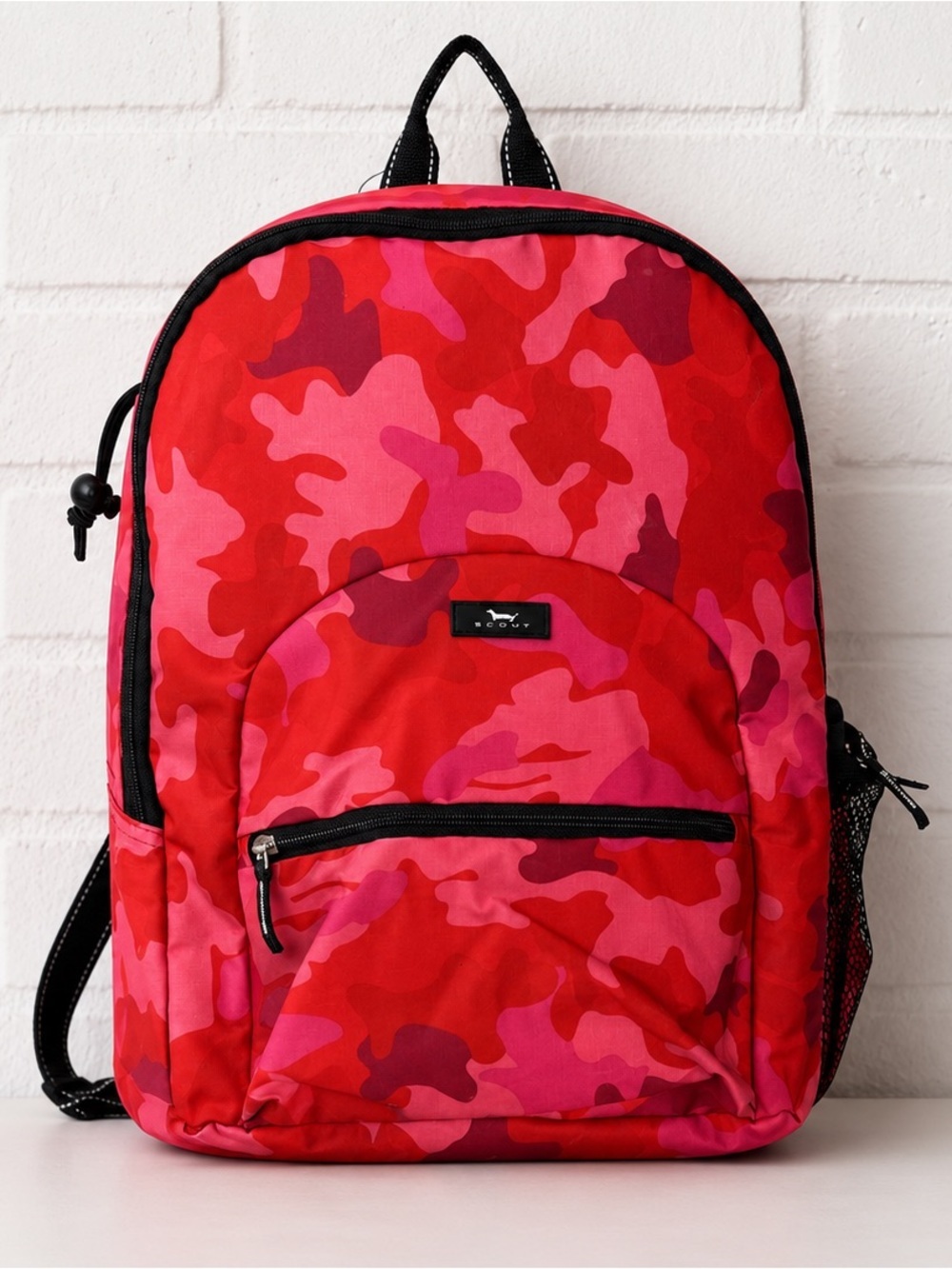 SCOUT Big Draw Pink Red Camo Backpack 12x17x7 Travel School Bag